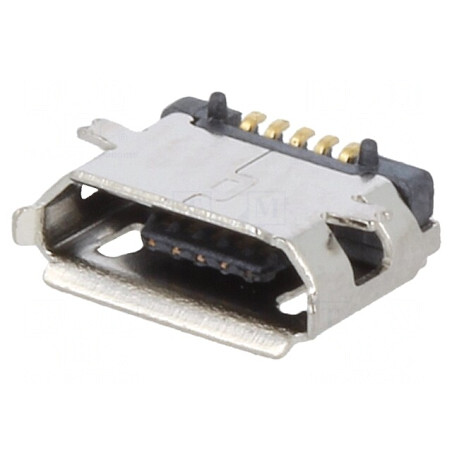 Soclu USB Micro B PCB SMT 5 pini Orizontal USB 2.0 | Electronic-mag.ro | Componente Electronice