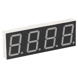 Afișaj LED 7 Segmente 4 Digits Roșu 20.4mm | Electronic-mag.ro | Componente Electronice