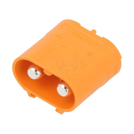 Soclu Alimentare DC LC PIN 2 PCB THT Portocaliu | Electronic-mag.ro | Componente Electronice