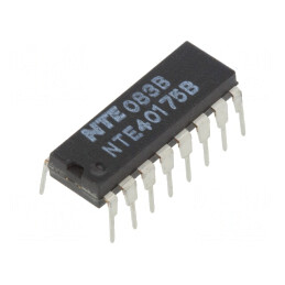Digital Flip-Flop 4-Channel CMOS DIP16 | Electronic-mag.ro | Componente Electronice