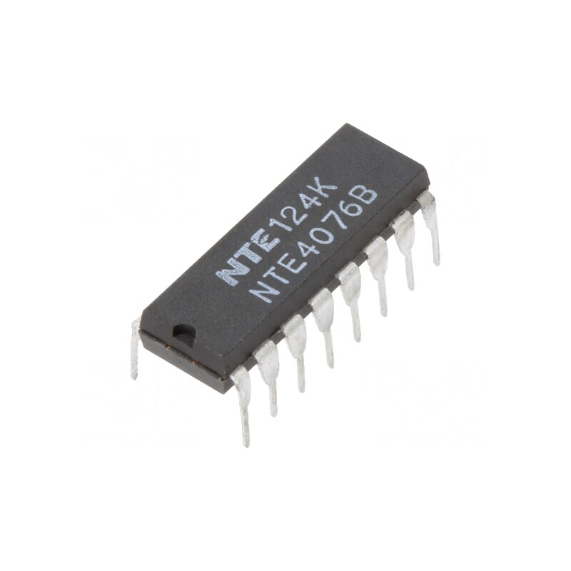 Circuit Digital Flip-Flop D 4 Canale CMOS DIP16 | Electronic-mag.ro | Componente Electronice