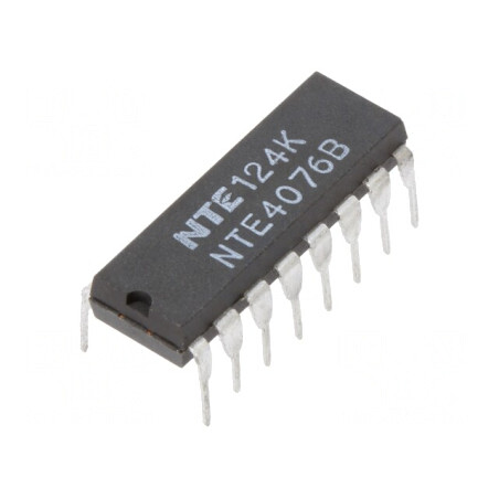Circuit Digital Flip-Flop D 4 Canale CMOS DIP16 | Electronic-mag.ro | Componente Electronice
