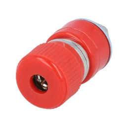 Soclu Banană 4mm Roșu 30A 60VDC | Electronic-mag.ro | Componente Electronice