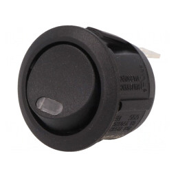 Comutator Rocker SPST ON-OFF Negru cu LED 3V 10A 250V | Electronic-mag.ro | Componente Electronice