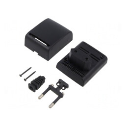 Carcasă Alimentator ABS Neagră 48x61.1x56mm | Electronic-mag.ro | Componente Electronice