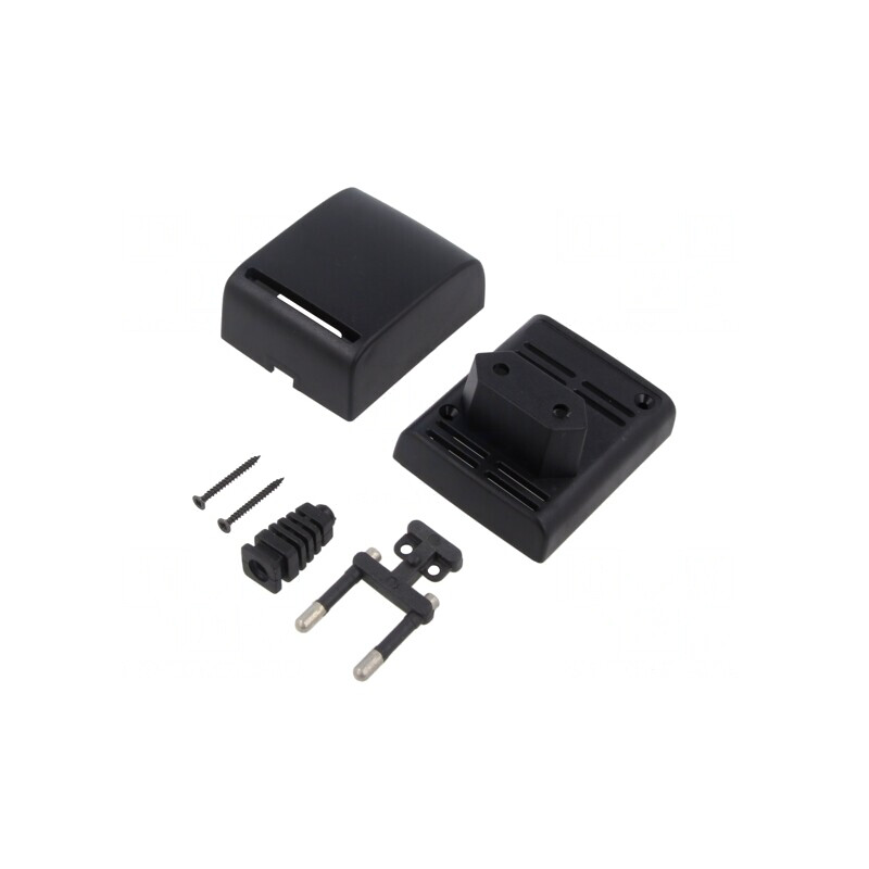 Carcasă Alimentator ABS Neagră 48x61.1x56mm | Electronic-mag.ro | Componente Electronice