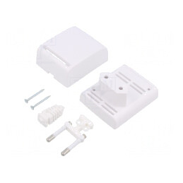 Carcasă ABS Albă pentru Alimentator 48x61.1x56mm | Electronic-mag.ro | Componente Electronice