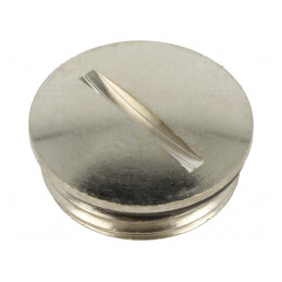 Capac de protecție alamă nichel M20 1,5 | Electronic-mag.ro | Componente Electronice