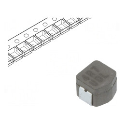 Inductor: fir; SMD; 3126; 4,7uH; Ilucru: 6,3A; 20mΩ; -55÷155°C; ±20%