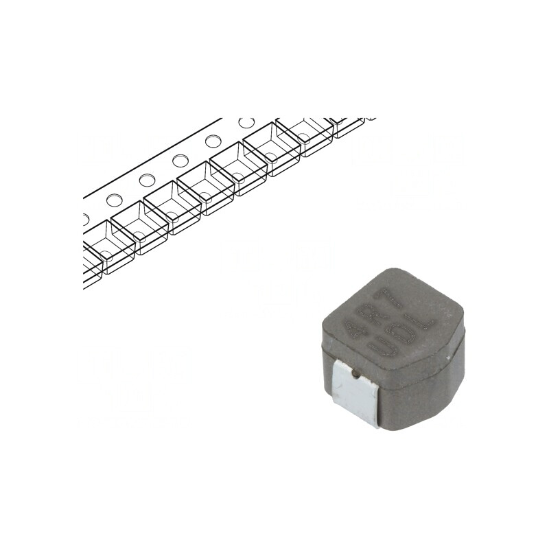 Inductor SMD 4.7uH 6.3A 20mΩ | Electronic-mag.ro | Componente Electronice