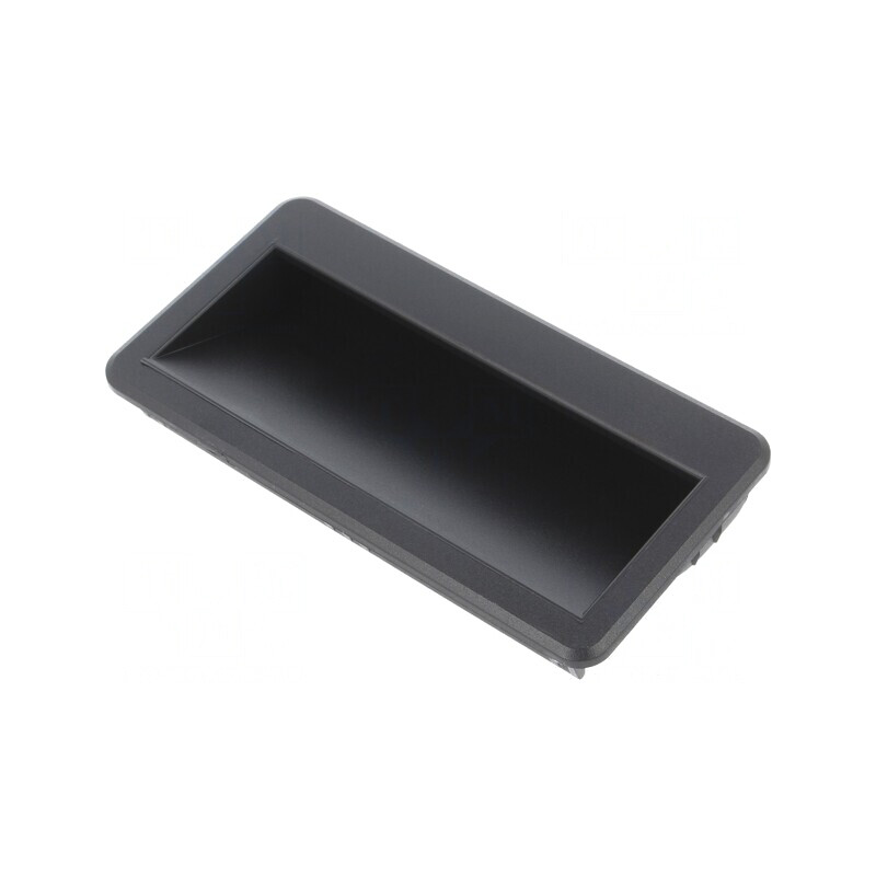 Manetă ABS Neagră 18mm x 56,3mm x 110mm | Electronic-mag.ro | Componente Electronice