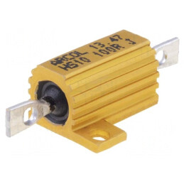 Rezistor Bobinat cu Radiator 100Ω 10W ±5% | Electronic-mag.ro | Componente Electronice