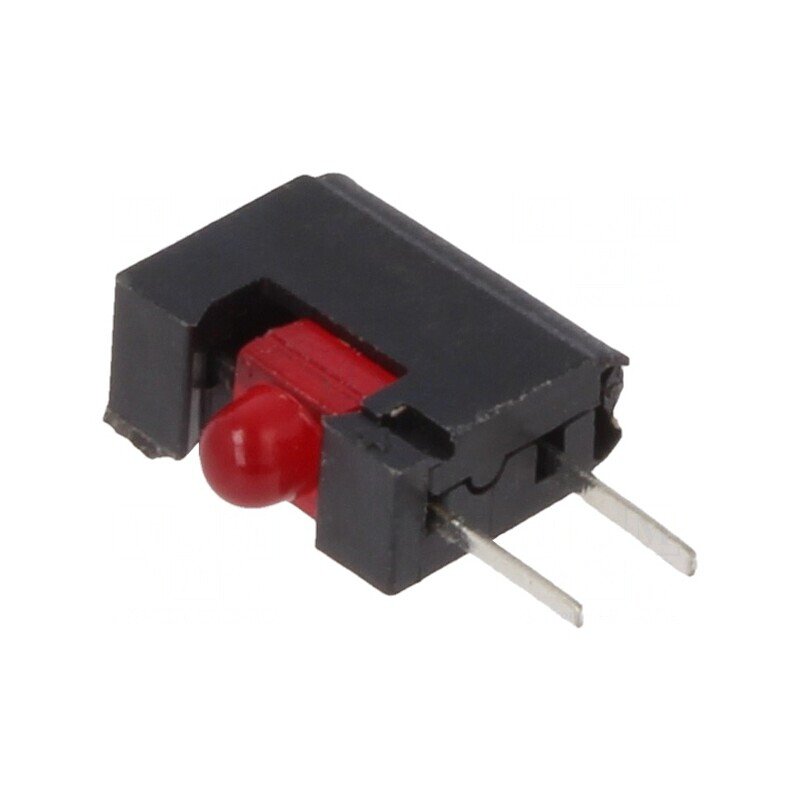 LED roșu 2mm 20mA 40° | Electronic-mag.ro | Componente Electronice
