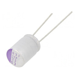 Condensator: polimeric; 33uF; 63VDC; SXE; THT; ±20%; -55÷125°C; 25mΩ