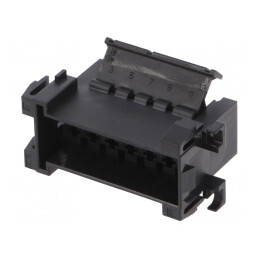 Conector cablu-cablu JPT tată 14 pini negru | Electronic-mag.ro | Componente Electronice