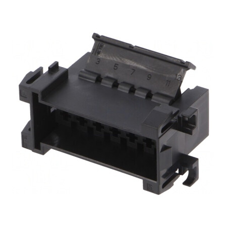Conector cablu-cablu JPT tată 14 pini negru | Electronic-mag.ro | Componente Electronice