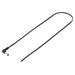 Cablu Alimentare 0,5m DC 5,5/2,5 Negru | Electronic-mag.ro | Componente Electronice