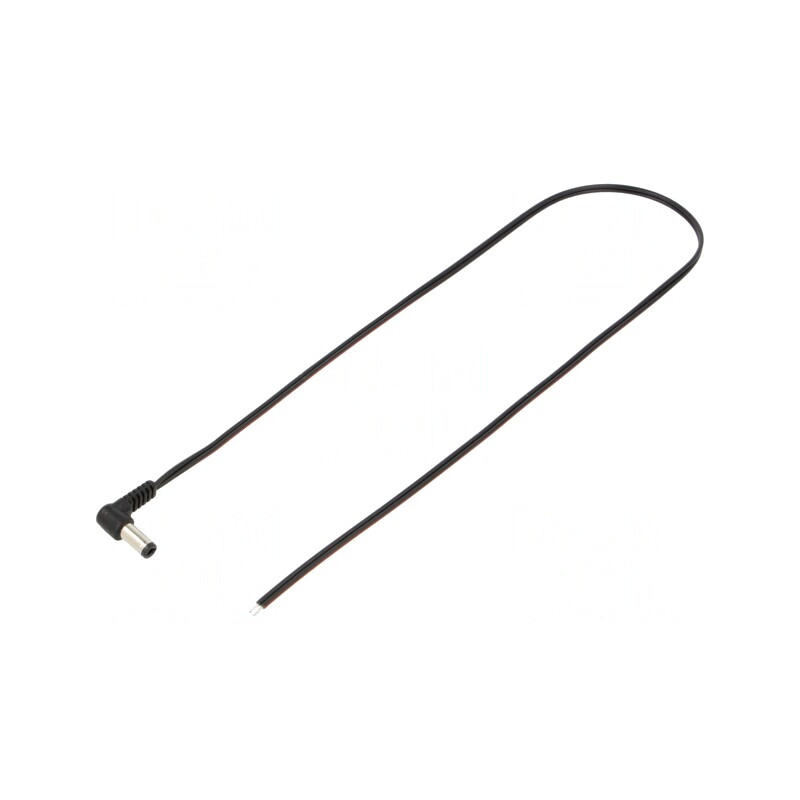 Cablu Alimentare 0,5m DC 5,5/2,5 Negru | Electronic-mag.ro | Componente Electronice
