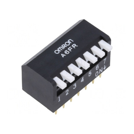 Comutator DIP-SWITCH 2 Pozitii 24VDC | Electronic-mag.ro | Componente Electronice