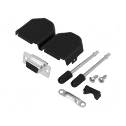 Mufă D-Sub HD 15-Pin Mamă pentru Cablu - Set Complet | Electronic-mag.ro | Componente Electronice