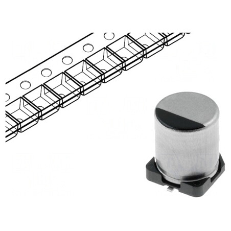 Condensator electrolitic low ESR SMD 470uF 63V 16x16,5mm | Electronic-mag.ro | Componente Electronice