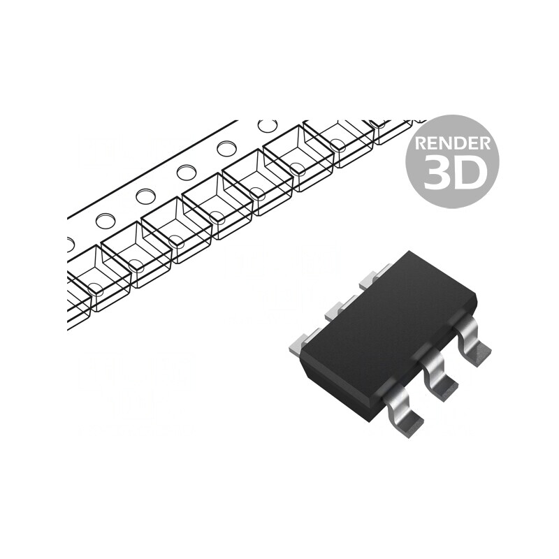 Convertor A/D 1 Canal 12bit 188,9ksps 2,7-5,5V SOT23-THN | Electronic-mag.ro | Componente Electronice Convertor A/D 1 Canal 12bit 188,9ksps 2,7-5,5V SOT23-THN | Electronic-mag.ro | Componente Electronice