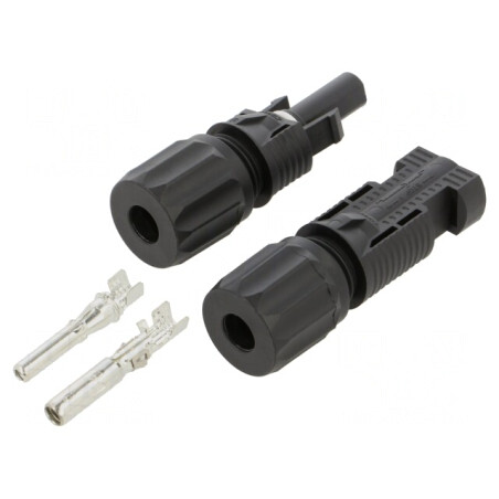 Conector solari tată-mamă 2,5-6mm² pentru cablu -40÷85°C | Electronic-mag.ro | Componente Electronice