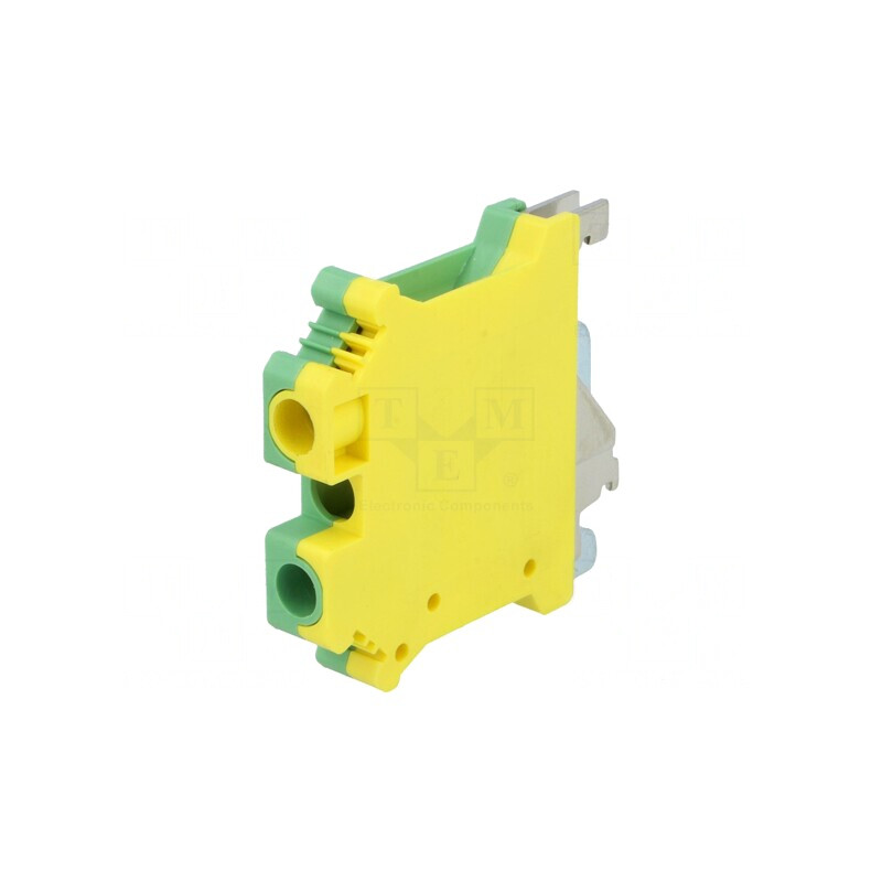 Conector Șine 0,2-6mm2 1 Pista 2 Borne Galben-Verde | Electronic-mag.ro | Componente Electronice Conector Șine 0,2-6mm2 1 Pista 2 Borne Galben-Verde | Electronic-mag.ro | Componente Electronice