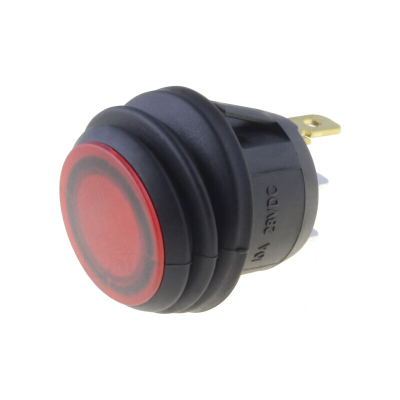 Comutator Rocker LED Roșu IP65 10A/28VDC | Electronic-mag.ro | Componente Electronice Comutator Rocker LED Roșu IP65 10A/28VDC | Electronic-mag.ro | Componente Electronice