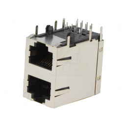 Soclu RJ45 8P8C Cat5 Ecranat | Electronic-mag.ro | Componente Electronice
