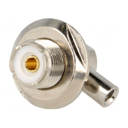 Soclu UHF Mufă Mamă 90° RG59 | Electronic-mag.ro | Componente Electronice