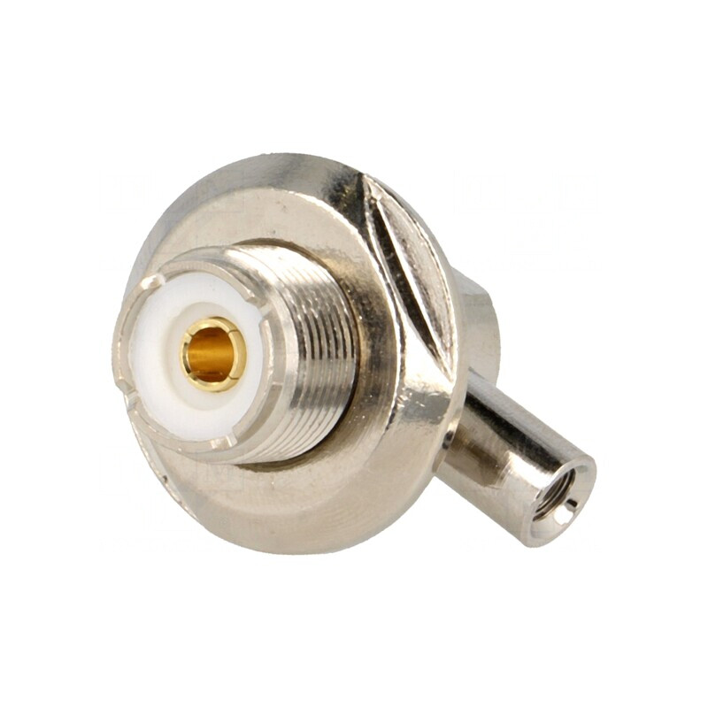 Soclu UHF Mufă Mamă 90° RG59 | Electronic-mag.ro | Componente Electronice