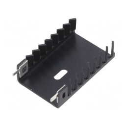 Radiator Extrudat Negru TO218/TO220 45mm 9°C/W | Electronic-mag.ro | Componente Electronice