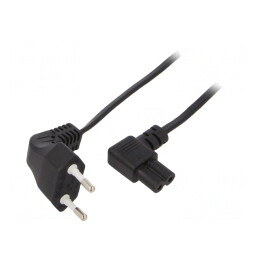 Cablu Electric 2x0,5mm2 PVC Negru 1m 2,5A 250V | Electronic-mag.ro | Componente Electronice