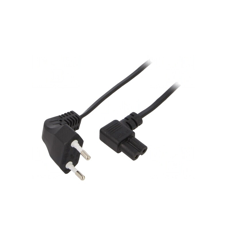 Cablu Electric 2x0,5mm2 PVC Negru 1m 2,5A 250V | Electronic-mag.ro | Componente Electronice