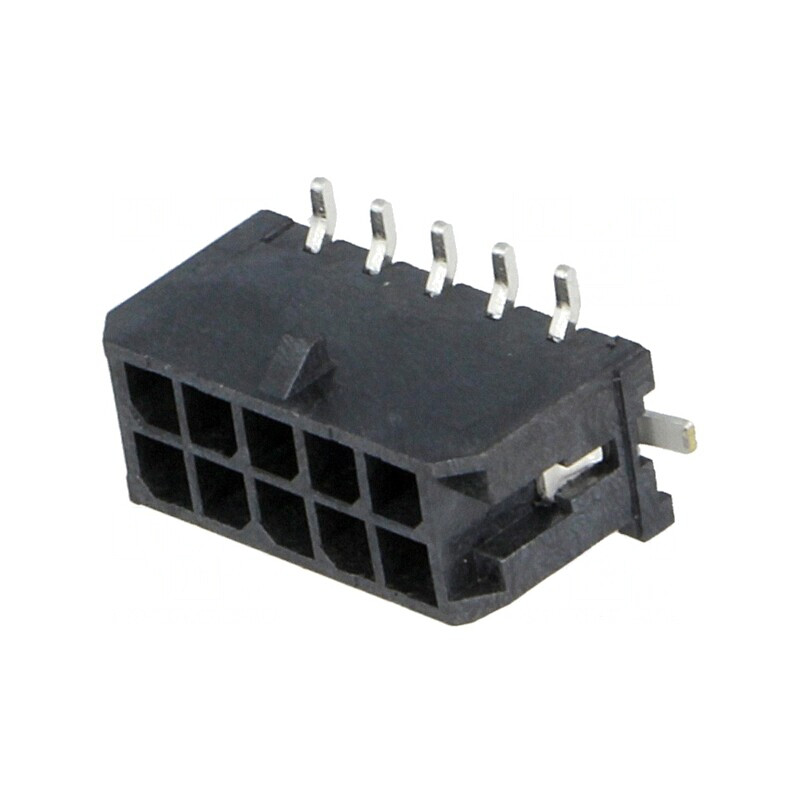 Soclu cablu-placă 10 pini Micro-Fit 3.0 3mm Glow-Wire | Electronic-mag.ro | Componente Electronice