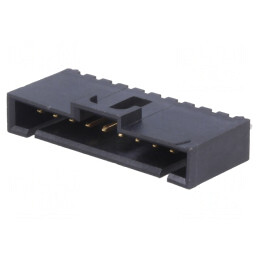 Soclu cablu-placă 2,54mm 10 PIN THT aurit drept | Electronic-mag.ro | Componente Electronice