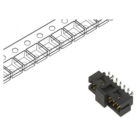 Conector PCB Milli-Grid 2mm pentru Cablu | Electronic-mag.ro | Componente Electronice