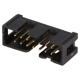 Soclu IDC tată 14 pini THT aurit 2,54mm | Electronic-mag.ro | Componente Electronice