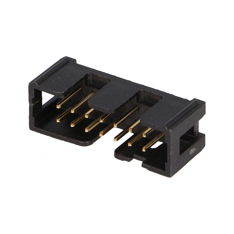 Soclu IDC tată 14 pini THT aurit 2,54mm | Electronic-mag.ro | Componente Electronice