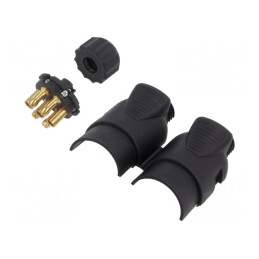 Conector Auto 7-PIN cu Şurub pe Cablu | Electronic-mag.ro | Componente Electronice