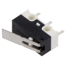 Microîntrerupător 3A/125VAC cu Manetă SPDT | Electronic-mag.ro | Componente Electronice