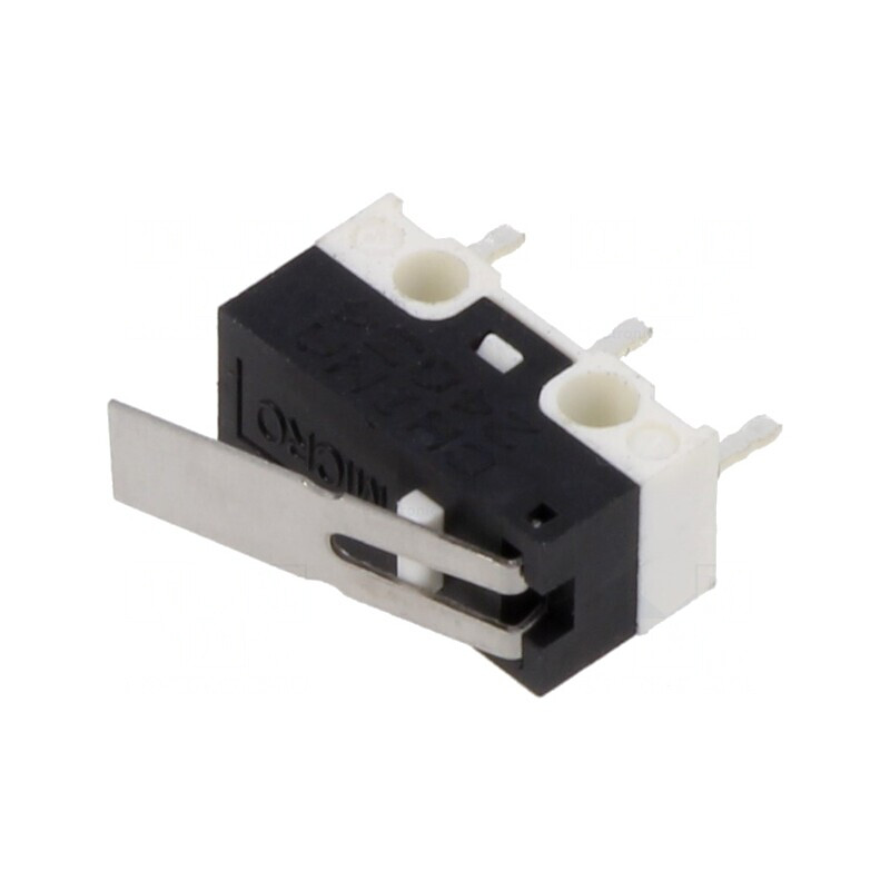 Microîntrerupător 3A/125VAC cu Manetă SPDT | Electronic-mag.ro | Componente Electronice