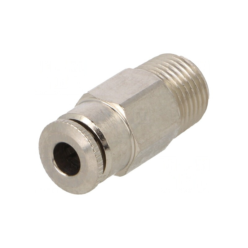 Racord Push-In 0-30 Bar Alamă Nichelată 1/8" | Electronic-mag.ro | Componente Electronice