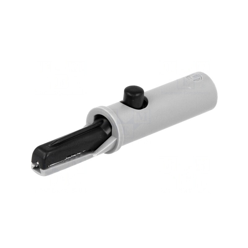 Bornă crocodil neagră 6A 60VDC 7,5mm | Electronic-mag.ro | Componente Electronice