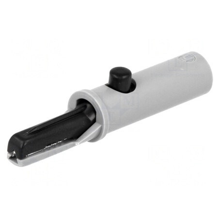 Bornă crocodil neagră 6A 60VDC 7,5mm | Electronic-mag.ro | Componente Electronice