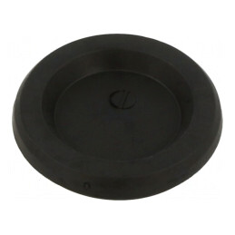 Manșon cu cap adâncit negru pentru cabluri 1-29mm, Ø montare 40,2mm | Electronic-mag.ro | Componente Electronice