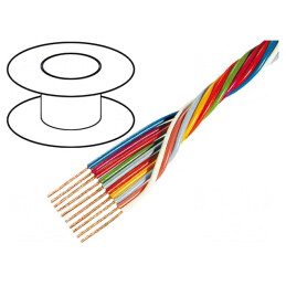 Cablu neecranat 6x0,35mm2 100m OFC 49V | Electronic-mag.ro | Componente Electronice