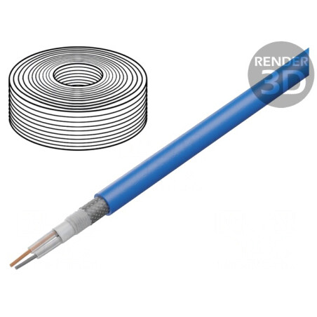 Cablu Microfon Albastru OFC 2x0,35mm² | Electronic-mag.ro | Componente Electronice