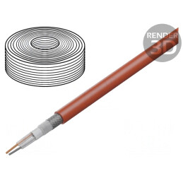 Cablu microfon roșu OFC 2x0,35mm2 PVC | Electronic-mag.ro | Componente Electronice